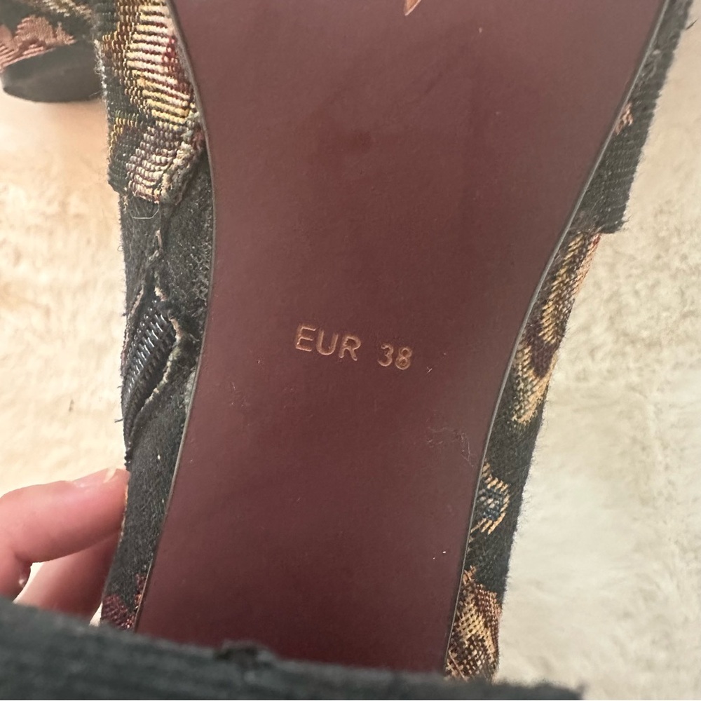 Poetic Licence | EUC - Patchwork Places - Booties - Size 7.5 - 3.5” Block heel - Picture 8 of 12